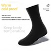 FIBER SPACE Snorkeling Beach Socks, 2mm Neoprene, Medium/Long, Non-Slip (US,