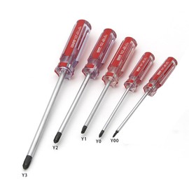 5-Piece Tri Wings Screwdriver Y00 (2.0 mm) Y0 (3.0 mm) Y1 (4.0 mm) Y2 (4.0 mm) Y3 (6.0 mm) Multifunctional Magnetic Y Screwdriver Set