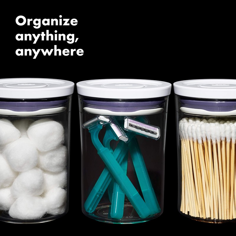 OXO Good Grips Round 3-Piece Mini Round POP Canister Set