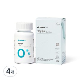 Dr. Mune Oral Care Dog and Cat Oral Nutrition 60 Servings, 4 Pieces, Oral Tartar Management / 닥터뮨 오랄케어 강아지 고양이 구강 영양제 60회분, 4개, 구강치석관리