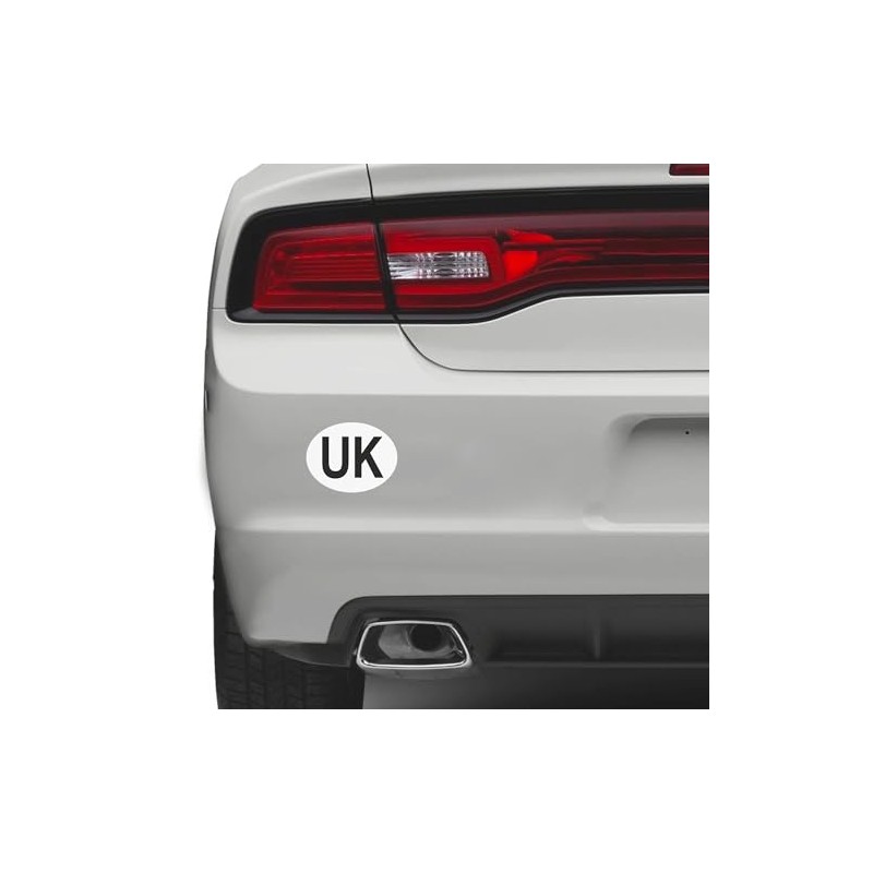 stika.co UK 130mm x 100mm Oval UK Symbol Car Reflective