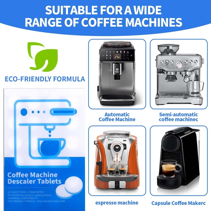 coldpa + Coffee Machine Cleaning Tablets, Machine Descaler Tablets, Deep