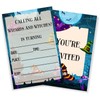 VGoghex Calling All Wizards And Witches Watercolor Magical Theme Birthday