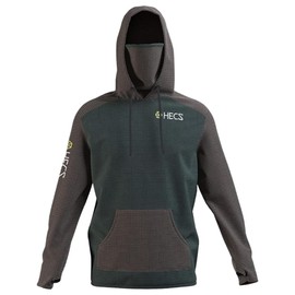 HECS Stealth Screen Hoodie with Face Mask, Bird Watching, Trekking, Deer Turkey & Big Game Hunting Accessories & Gear Unisex Forest/Brown-3XL