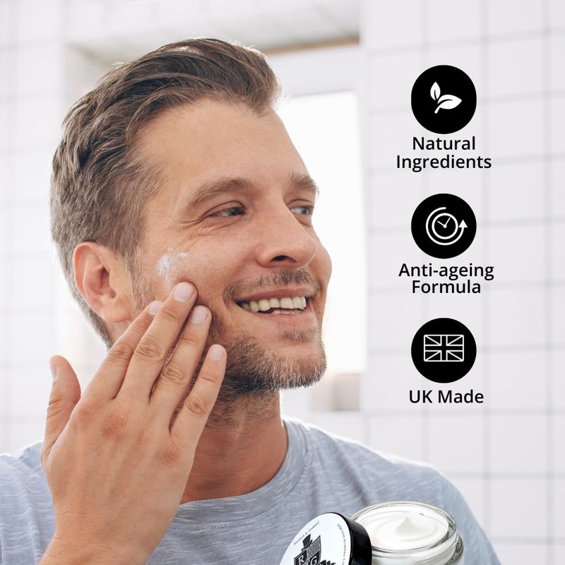 Man Polish Man Polish Men's Moisturiser - Premium Sensitive Natural