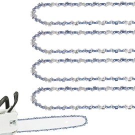 4 Pack 10 Inch Chainsaw Chain 3/8" LP Pitch .043'' Gauge 40 Drive Links fits Milwaukee, Ryobi, Worx, Craftsman and more