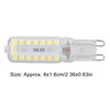 6pcs G9 LED Bulbs 7W Dimmable 360° Illumination Replacement Light
