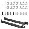 Housolution 2 Pack Kitchen Rail with 15 Hooks, 16 Inch