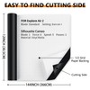 Matte Black Permanent Vinyl, 12" x 12 FT Vinyl with