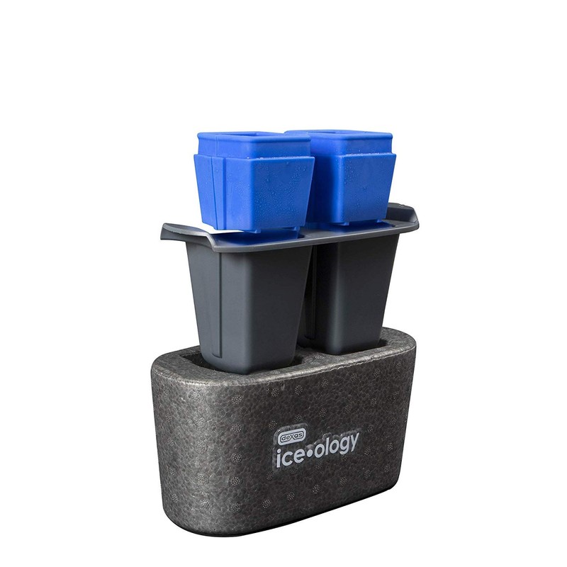 Dexas ice•ology Silicone Clear Ice Maker Tray for Crystal Clear