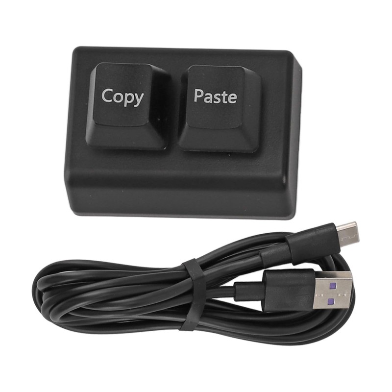 Programmable Keypad, Copy Paste Keypad, 2 Keys Copy Paste Red