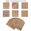 RUSPEPA Kraft Wrapping Paper Sheets - Happy Birthday Design -