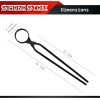 SIMOND STORE 27" Foundry Crucible Flask Tongs 4" Dia Refining