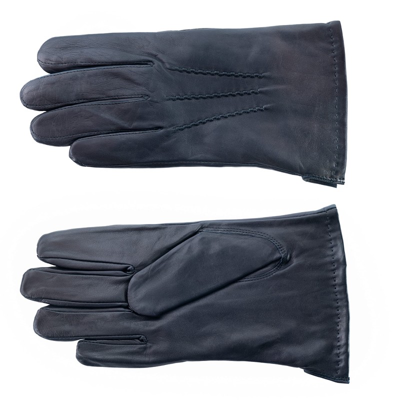 EEM Mens Soft Italian Leather Gloves Soft Fleece Lined Classic