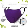 Euroca Cloth Face Mask 3 Layer Reusable Washable and Adjustable