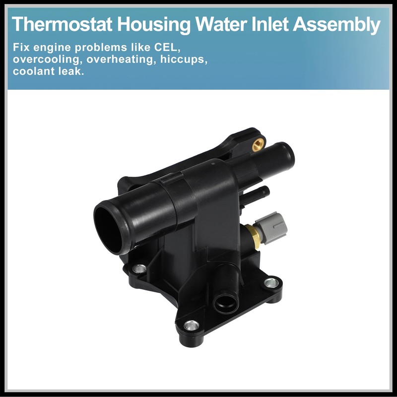 HEROFFIX Engine Coolant Thermostat Housing Assembly Replacement for Mazda 3