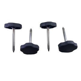 4 PCS Soft Top Window Frame Knob Door Surround Knob with Pin Compatible with Jeep Wrangler TJ 1997 to 2006