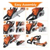 Ejoyous Log Peeler Debarker Multifunctional Chainsaw Debarking Attachment, Efficient Wood