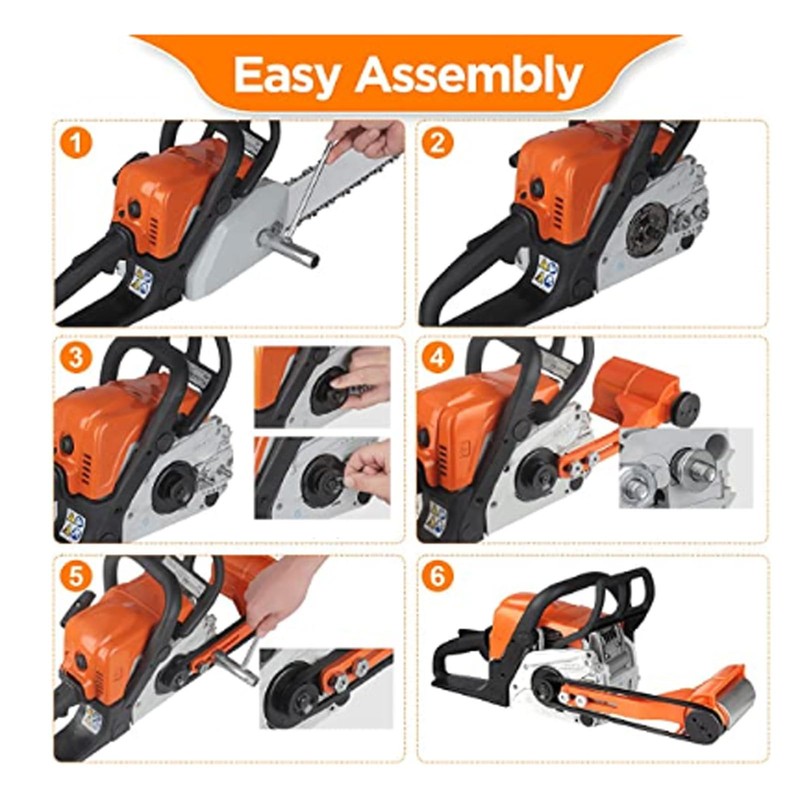 Ejoyous Log Peeler Debarker Multifunctional Chainsaw Debarking Attachment, Efficient Wood