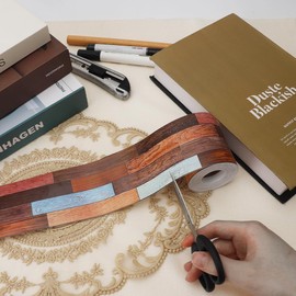 Bulletin Board Borders, 60 FT Self Adhesive Brown Scalloped Classroom Border Trim, Back to School Teacher Bulletin Board Decorations for Classroom Chalkboard Whiteboard Poster Wall Desks Office