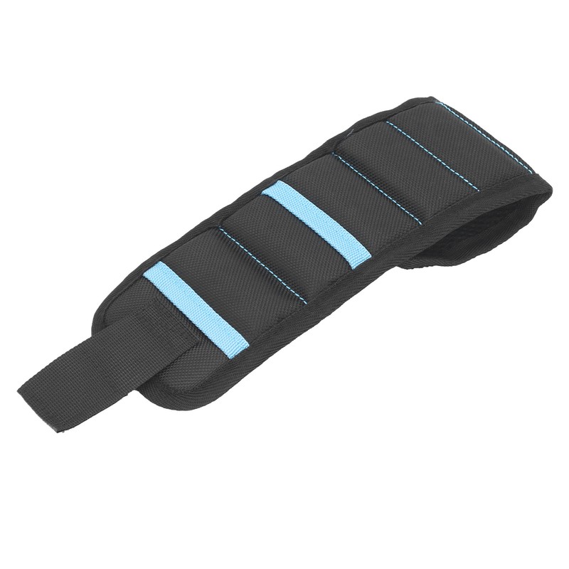 5 Grids Magnetic Wristband 20 Strong Magnets Tool Holder Black