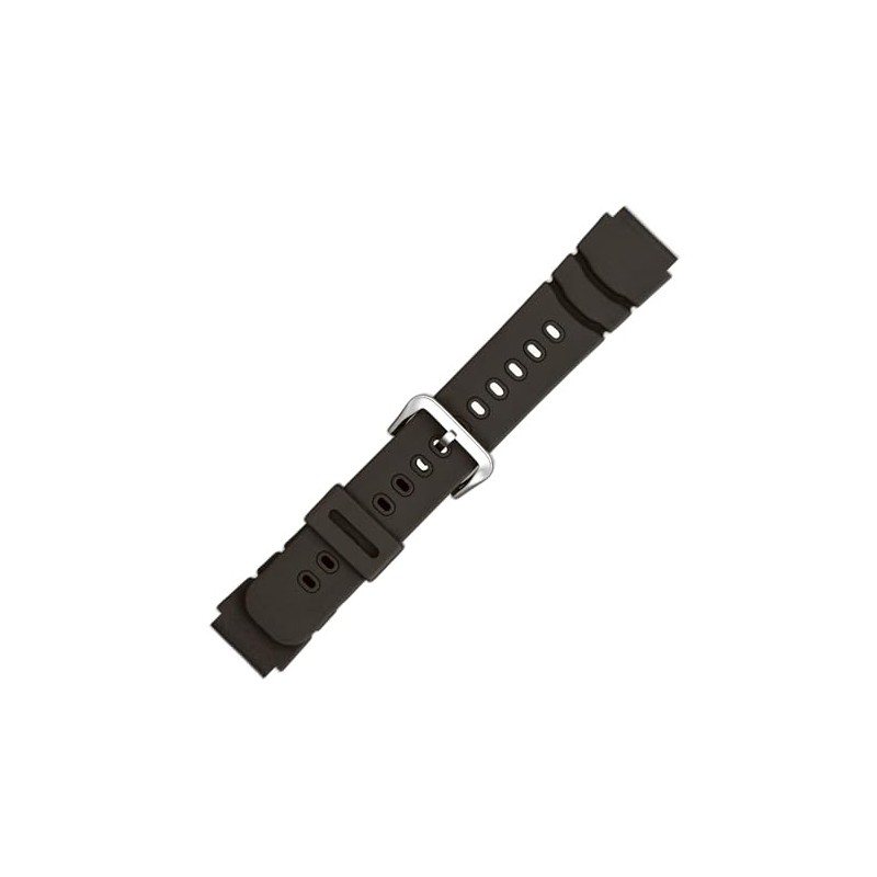 Maruman R-05/S 87834 Urethane Watch Band, Black, 0.8 inches (20