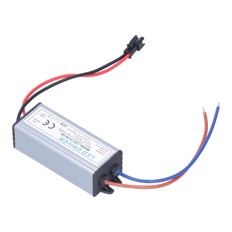 12‑18X1W 300mA LED Driver AC95‑265V/DC36‑63V Waterproof LED Power Driver for