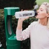 HYDRATEM8 - Active Motivational Sports Water Bottle with Time Markings,
