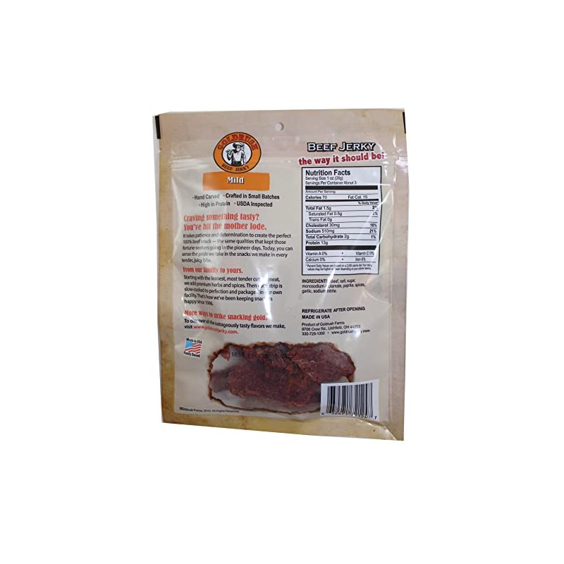 Gold Rush Premium Jerky 2.85 Oz. (Mild)