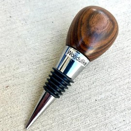 Bocote Wood Wine Bottle Stopper