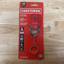 Craftsman Bottle Cap Opener - LED Keychain
