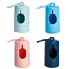 4 Artikel Kotbeutelspender Hundekotbeutelspender Kotbeutelhalter Weicher Kunststoff Hundekotbeutel Dispenser Wasserdichtes