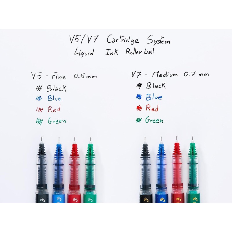 Pilot V7 Hi-Tecpoint Rollerball Pen - Liquid Ink - Medium