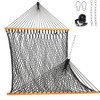 Lazy Daze Hammocks Double Rope Hammock, 2 Person Traditional Outdoor