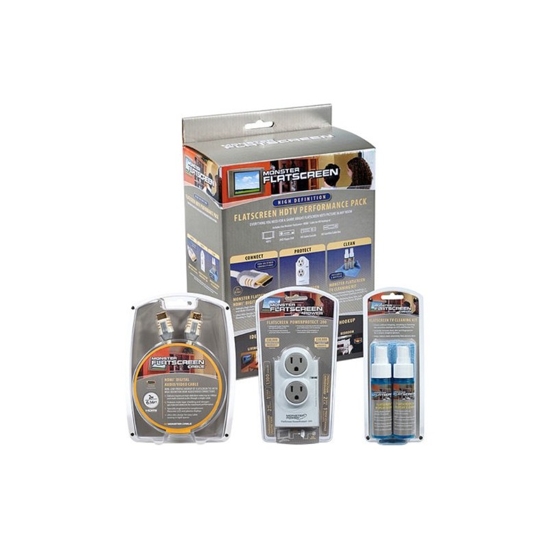 Monster Cable FSPACKHDMI FlatScreen High Definition Performance Pack