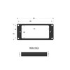 Guitar Anatomy Humbucker Pickup Mounting Ring Surround Flat Bottom PR005