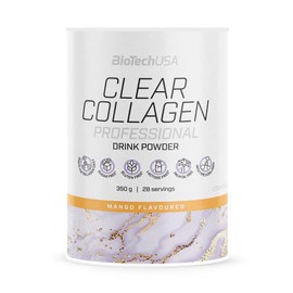BioTechUSA BioTechUSA Clear Collagen Professional | Flavoured Drink Powder | 20,275 mg Type I & II Collagen | Hyaluronic Acid | Vitamins & Minerals | Sugar-Free | Gluten-Free, 350g, Mango