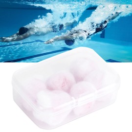 Ear Plugs, 6 Pack Waterproof Wax Cotton Ear Plugs Noise Reduction Swimming Protection for Swimming, Diving, Surfing, Showering, Bathing