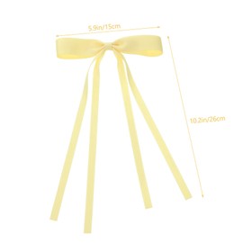 Minkissy 2pcs Large Bow Hair Clip Lace Design for Women and Girls Hair Accessory for Special Occasions Teens and Friends