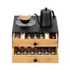 Navaris Bamboo Coffee Pod Drawer Organizer - Capsule Storage Holder