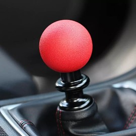 MS86 6 Speed Engraved Shift Knob ACURA HONDA Civic 190g Wrinked Black Red Matte