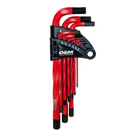 Twist Handle Hex Key Set - SAE, 9-Piece
