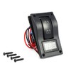 Rocker Switch Toggle, Qiilu 12V DC Marine Boat Voltmeter LED