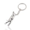 Fat-catz-copy-catz Golf Figure Keyring Silver Tone