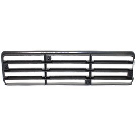 For Dodge RamCharger 1991 1992 1993 Grille Driver and Passenger Side | Pair | Upper | Black | Replacement For CH1200134, CH1200133 | 2245050913L, 55054647, 2245050913R, 55054646