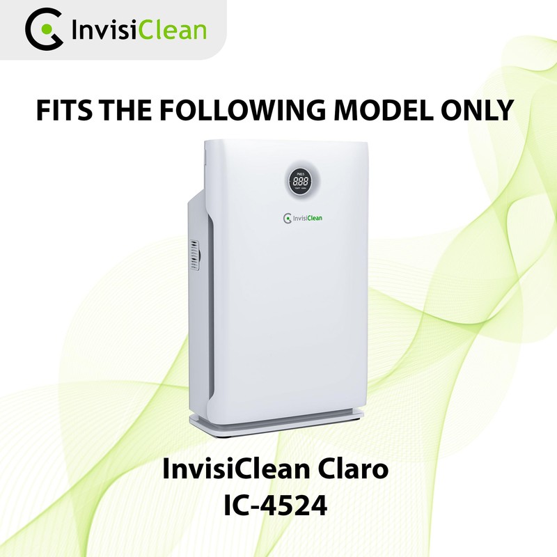 InvisiClean Claro True HEPA/Activated Carbon Replacement Filter - Genuine Filter