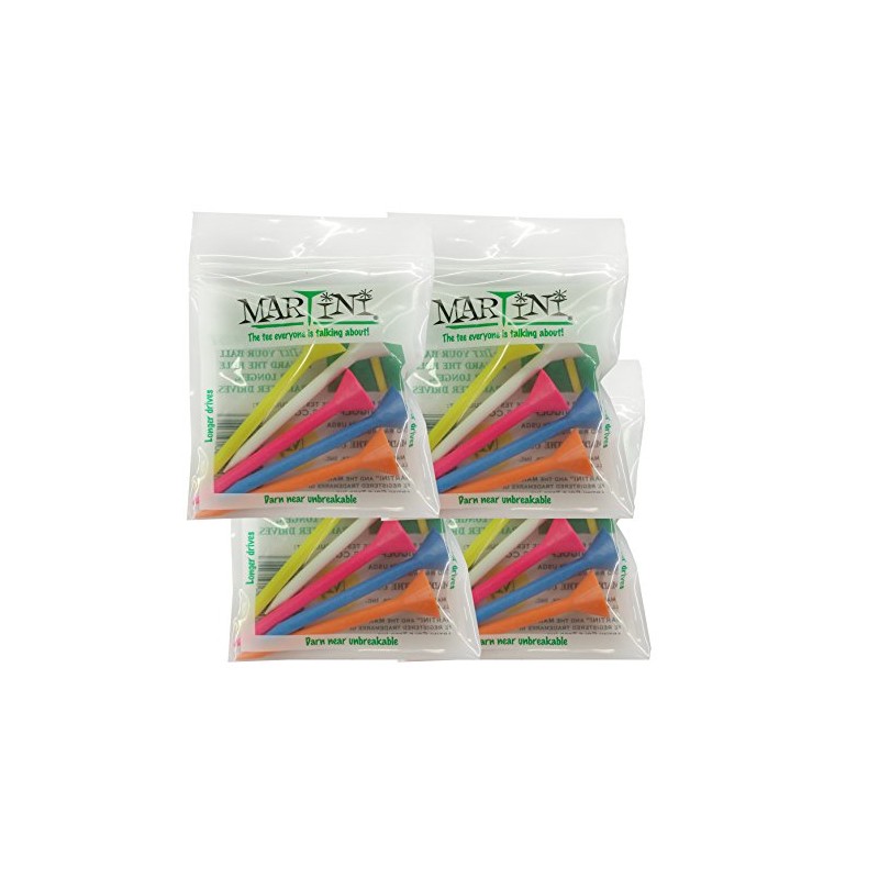 Martini Golf Tees Assorted 5-Pack (4 Count)