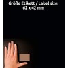 Avery Purpose Form L7110-25 Product-Labels, 42 x 62 mm, 25