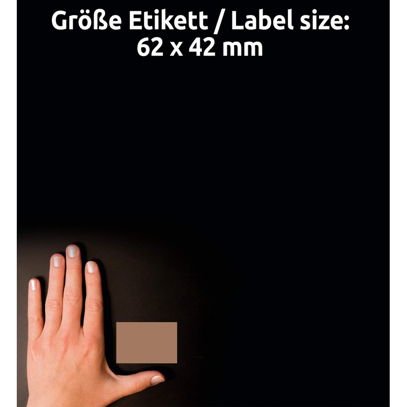 Avery Purpose Form L7110-25 Product-Labels, 42 x 62 mm, 25