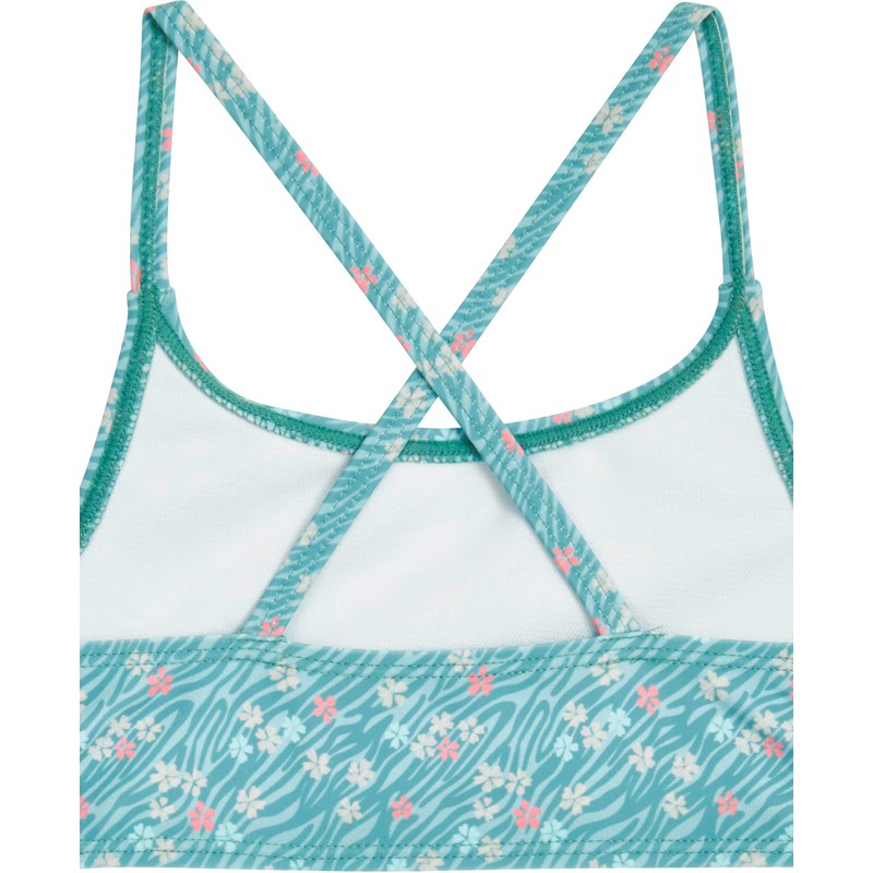 Playshoes Girls' Two-Piece Bikini, Flowered, 146 - 152